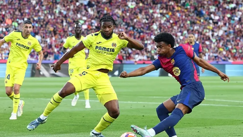 LaLiga şampiyonu Barcelona, Villarreal'e 3-2 kaybetti!