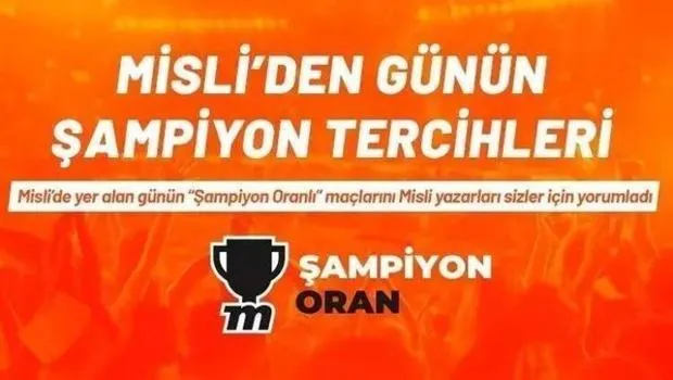 Karadeniz Derbisi ve Kupa Finali! Misli'den Şampiyon Oranlar